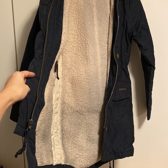 Abercrombie and Fitch navy jacket. Size Xxs - Picture 7 of 12